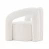 Manhattan Comfort Modern Darian Chenille Accent Chair Cream Side - Manhattan Comfort Modern Darian Chenille Accent Chair Cream Side