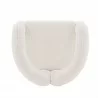 Manhattan Comfort Modern Darian Chenille Accent Chair Cream Top - Manhattan Comfort Modern Darian Chenille Accent Chair Cream Top