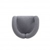 Manhattan Comfort Modern Darian Chenille Accent Chair Grey Top