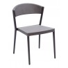 Powder Coated Aluminum Frame Side Chair - TEX-01S