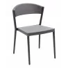 Powder Coated Aluminum Frame Side Chair - TEX-01S - Powder Coated Aluminum Frame Side Chair - TEX-01S