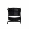 Manhattan Comfort Maintenon Leatherette Accent Chair in Black - Manhattan Comfort Maintenon Leatherette Accent Chair in Black