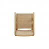 Manhattan Comfort Hamlet Accent Chair in Nature Cane Top