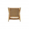 Manhattan Comfort Hamlet Accent Chair in Nature Cane Bottom