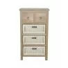 Safari Occasional Table with Drawer & Rattan Baskets-3 - Safari Occasional Table with Drawer & Rattan Baskets-3