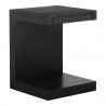 Moe's Home Collection Zio Side Table in Black Oak - Front Side Angle