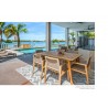 Royal Teak Admiral Dining Table 32x65 - Lifestyle