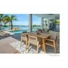 Royal Teak Admiral Dining Table 32x65 - Lifestyle - Royal Teak Admiral Dining Table 32x65 - Lifestyle