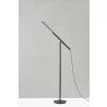 Adesso ADS360 Gravity LED Floor Lamp Black - Adesso ADS360 Gravity LED Floor Lamp Black