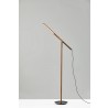 Adesso ADS360 Gravity LED Floor Lamp Walnut - Adesso ADS360 Gravity LED Floor Lamp Walnut