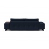 Innovation Living Grand Deluxe Excess Lounger Sofa in Mixed Dance Blue - Back Angle