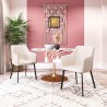 Zuo Modern Adage Dining Chair in Beige- Lifestyle 2