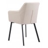 Zuo Modern Adage Dining Chair in Beige- back view 1
