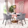 Zuo Modern Adage Dining Chair in Gray - Lifestyle