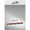 Burlington LED 4 Light Adjustable Pendant - Walnut Wood - Burlington LED 4 Light Adjustable Pendant - Walnut Wood
