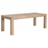 Essentials For Living Adler Extension Dining Table- Angled and Extended-Honey Oak