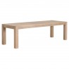 Essentials For Living Adler Extension Dining Table-Angled and Extended-Honey Oak