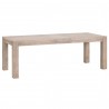 Essentials For Living Adler Extension Dining Table - Angled and Extended-Natural Grey