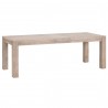 Essentials For Living Adler Extension Dining Table - Angled and Extended-Natural Grey