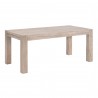 Essentials For Living Adler Extension Dining Table - Angled Unextended-Natural Grey