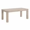 Essentials For Living Adler Extension Dining Table - Angled Unextended-Natural Grey - Essentials For Living Adler Extension Dining Table - Angled Unextended-Natural Grey