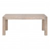 Essentials For Living Adler Extension Dining Table - Front Unextended-Natural Grey