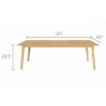 Royal Teak Admiral Dining Table 40x90 -Schematic - Royal Teak Admiral Dining Table 40x90 -Schematic