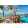 Royal Teak Admiral Bar Table 32x65 - LIfestyle