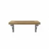 Anderson Teak Wall Mount Folding Chair II front - Anderson Teak Wall Mount Folding Chair II front