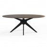 Aeon Clifford Coffee Table Walnut Top / Black Base