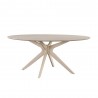 Aeon Brockton Oval Dining Table White - Aeon Brockton Oval Dining Table White