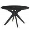 Aeon Brockton Round Dining Table Black - Aeon Brockton Round Dining Table Black