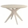Aeon Brockton Round Dining Table WhiteWash - Aeon Brockton Round Dining Table WhiteWash