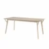 Aeon Elaine Dining Table White Wash - Aeon Elaine Dining Table White Wash