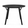 Aeon Dante Round Dining Table Black - Aeon Dante Round Dining Table Black