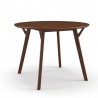 Aeon Dante Round Dining Table Walnut - Aeon Dante Round Dining Table Walnut