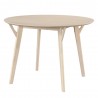 Aeon Dante Round Dining Table White Wash - Aeon Dante Round Dining Table White Wash