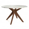 Aeon Elysian Round Dining Table Walnut  - Aeon Elysian Round Dining Table Walnut 