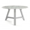 Aeon Aubrey Faux Marble Coffee Table Gray