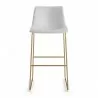 Aeon Petra Bar Stool Off-White with Gold Frame - Set of 2 - Aeon Petra Bar Stool Off-White with Gold Frame - Set of 2