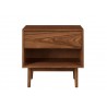 Aeon Caffrey Nightstand With 1 Drawer  Walnut - Aeon Caffrey Nightstand With 1 Drawer  Walnut