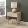 Aeon Caffrey Nightstand With 1 Drawer  WhiteWash - Aeon Caffrey Nightstand With 1 Drawer  WhiteWash