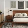 Aeon Clara Nightstand With 2 Drawers Walnut - Aeon Clara Nightstand With 2 Drawers Walnut