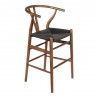 Aeon Albany Counter Stool Ash Stained Walnut / Black Cord - Aeon Albany Counter Stool Ash Stained Walnut / Black Cord