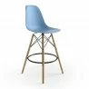Aeon Paris Counter Stool - Set of 2 Blue - Aeon Paris Counter Stool - Set of 2 Blue