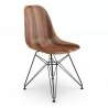 Aeon Paris Printed Dining Chair Walnut - Set of 2 - Aeon Paris Printed Dining Chair Walnut - Set of 2