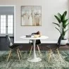 Aeon Cameron 36" Round Dining Table White - Aeon Cameron 36" Round Dining Table White