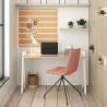 Aeon Arco Velvet Visitor Chair Blush - Aeon Arco Velvet Visitor Chair Blush