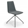 Aeon Arco Velvet Visitor Chair Platinum - Aeon Arco Velvet Visitor Chair Platinum