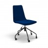 Aeon Arco Velvet Office Chair Sapphire